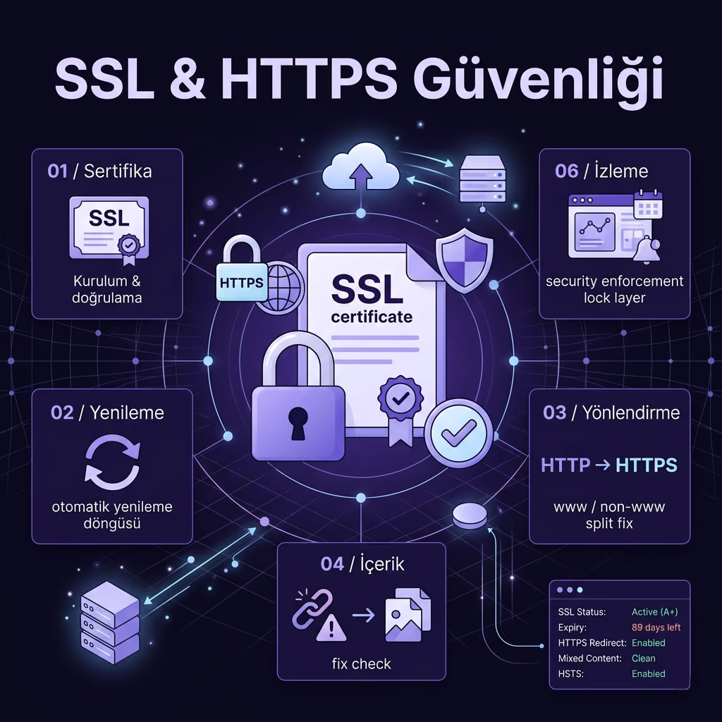 SSL sertifika izleme ve yenileme hizmeti görseli