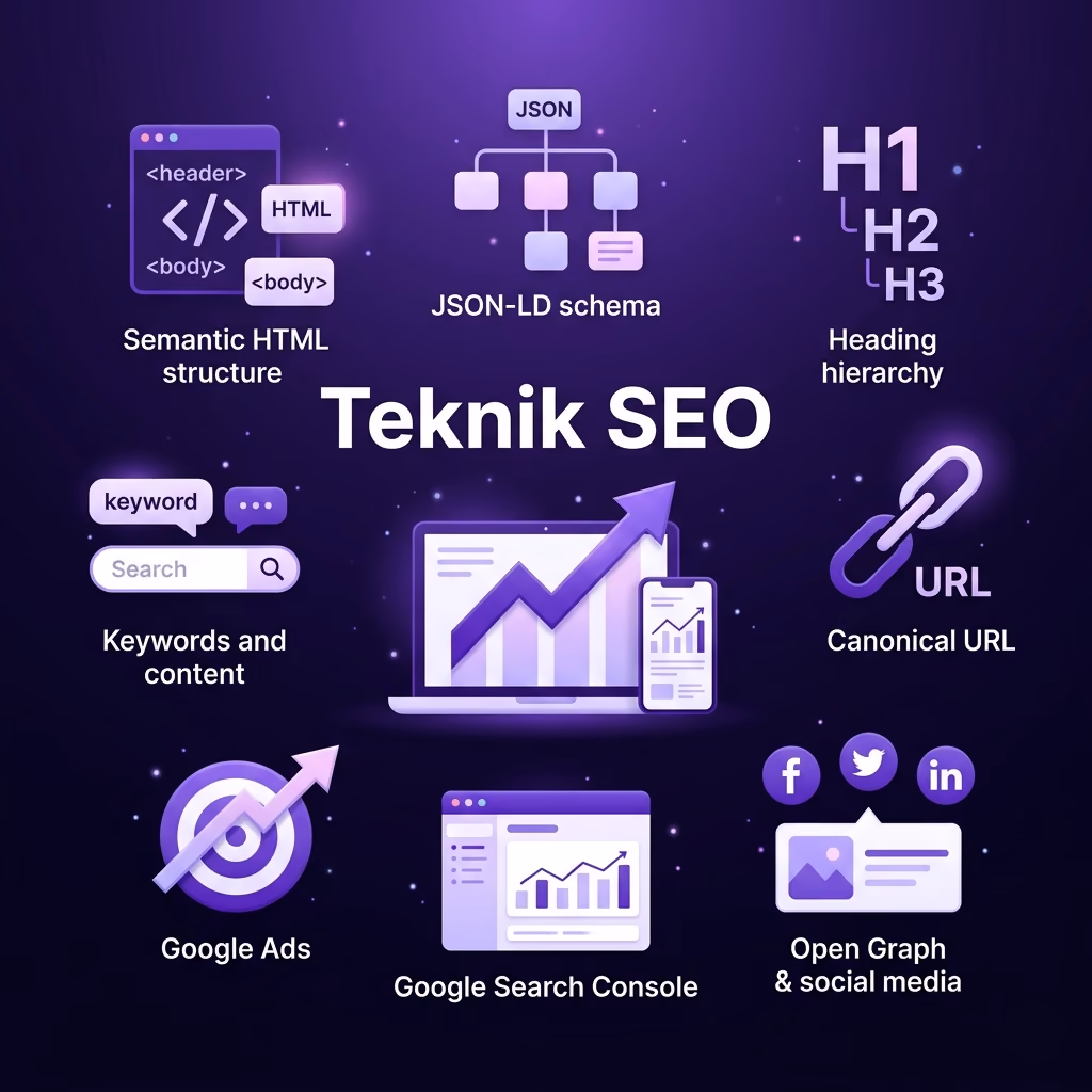 Teknik SEO hizmet görseli